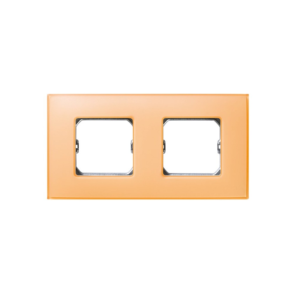 Simon 27772-64 Placa 2 Elementos (Salmon Mate)