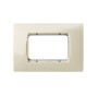 Simon 27613-61 Placa Americana 3 Mod.Est.O 1 Anch.+1 E.