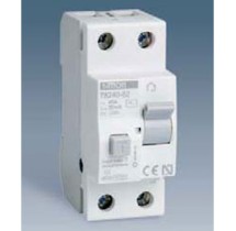 78240-62 - Interruptor diferencial clase AC 30 mA, domestico, tecla gris, 230V. 40A.